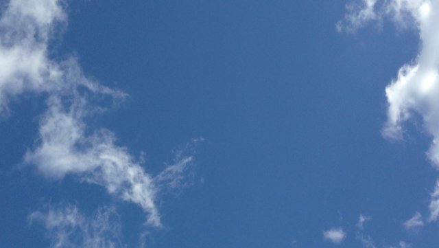 The sky over New York on April 3, 2013. (Courtesy of TheAwl.com.)