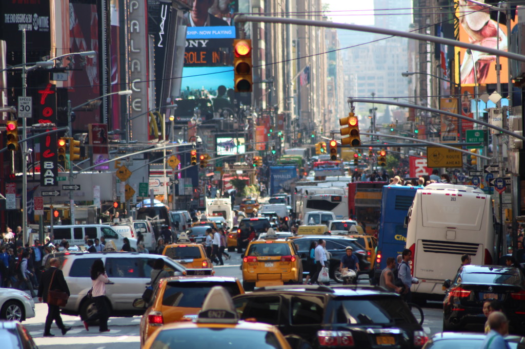 Midtown Manhattan. New York, NY. 4:01 PM EST, Friday, June 14, 2013.